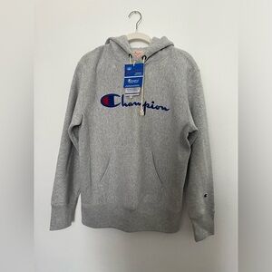 Champion Grey Fleece Hoodie🩶